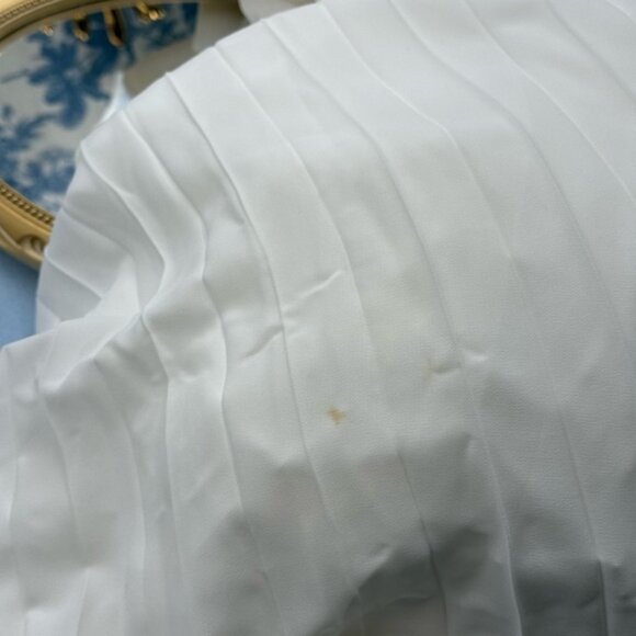 🆕 SIMKHAI 🧿 NWOT Helena Combo Blazer Dress, Pleated Skirt, White - Sz US 10 - Picture 14 of 16